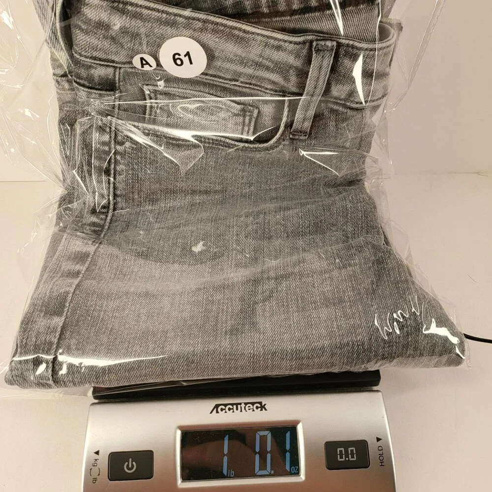 FIDELITY DENIM Juniper Crop Cropped Flare Women's Jeans Denim Surfire Grey SZ 27 - Picture 16 of 16